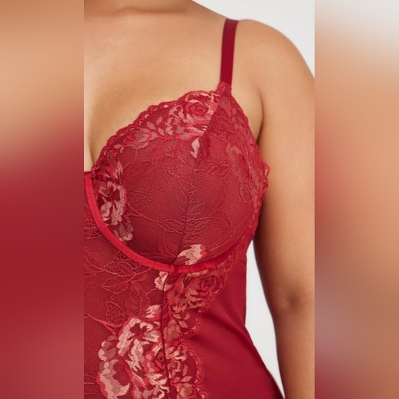 Torrid Bustier Lingerie Underwire Lacy Plus Size 6x Sexy - Picture 5 of 7